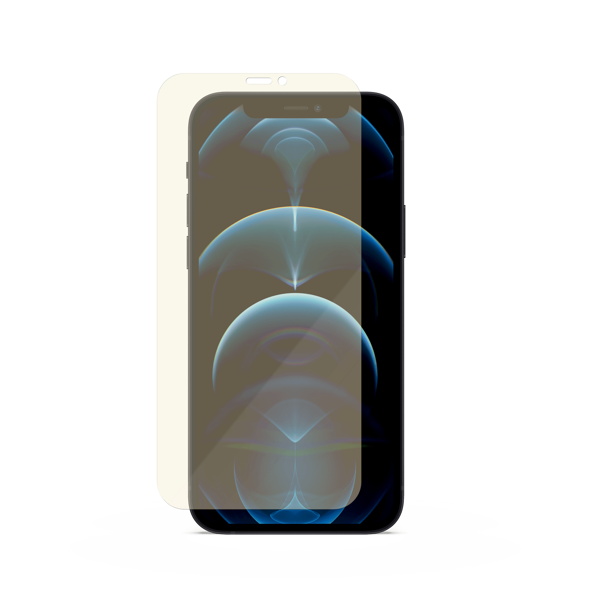 Folie iPhone 12 Pro, 12, EyeSafe, Blue Light Blocking Tempered Glass, Negru - vetter.ro