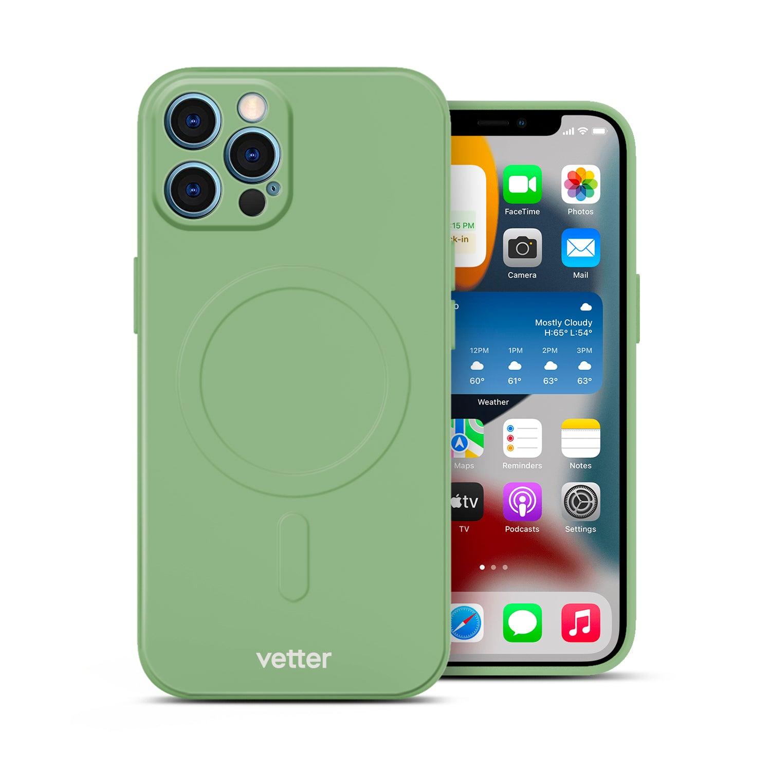 Husa iPhone 12 Pro Soft Pro Ultra, MagSafe Compatible, Mint Green - vetter.ro