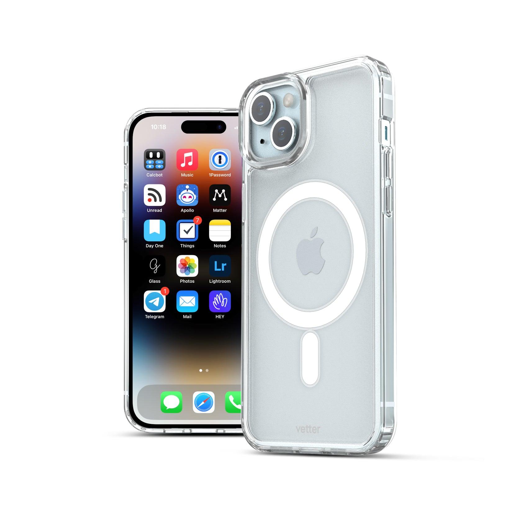 Husa pentru iPhone 15 Plus, MagSafe Compatible, Soft Pro, Transparent - vetter.store