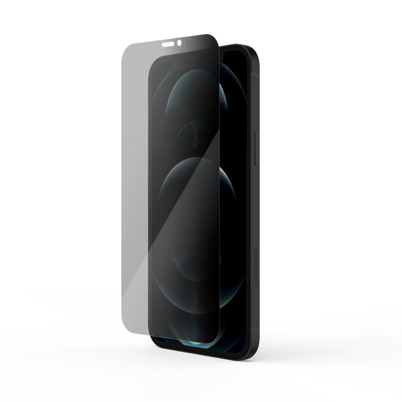 Folie iPhone 12 Pro Max, 3D Privacy Series, Negru - vetter.ro