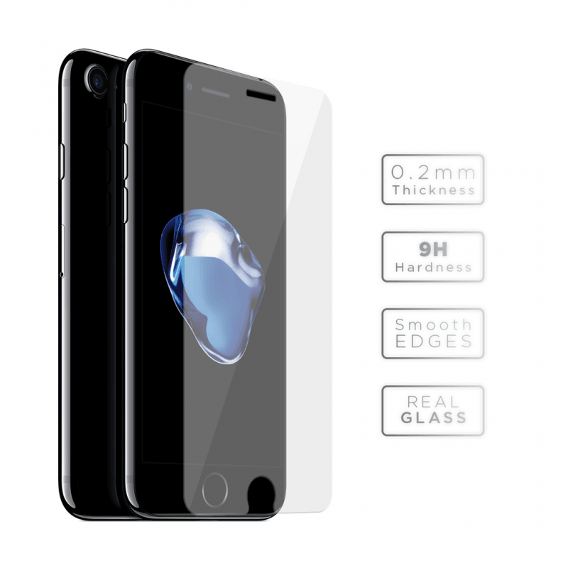Folie Protectie Ecran iPhone SE2, 8, 7, 6s, 6, Ultra Slim 0.2mm, Tempered Glass Pro - vetter.ro