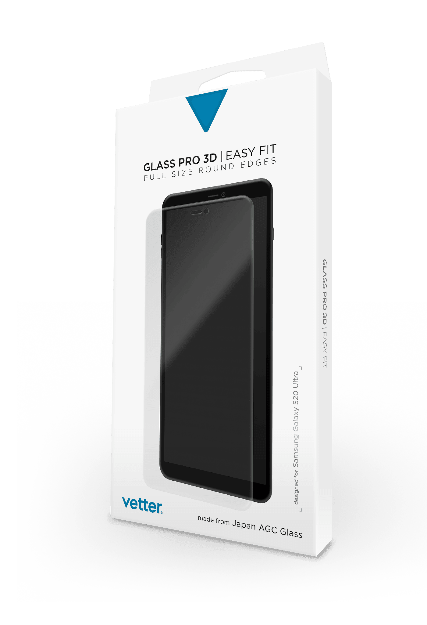 Folie Protectie Ecran Samsung Galaxy S20 Ultra, 3D Tempered Glass Easy Fit, Negru - vetter.ro