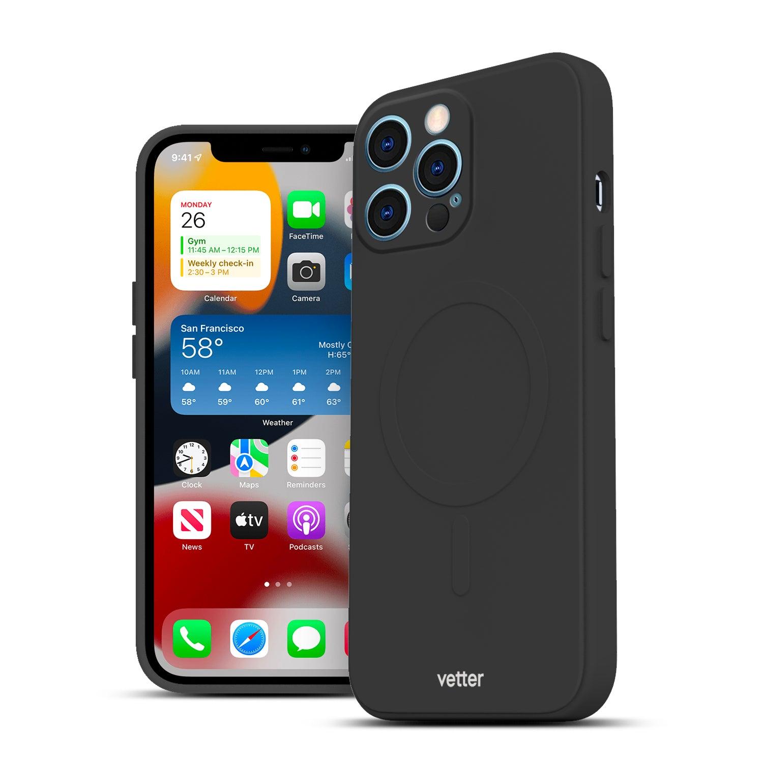 Husa iPhone 12 Pro Soft Pro Ultra, MagSafe Compatible, Black - vetter.ro