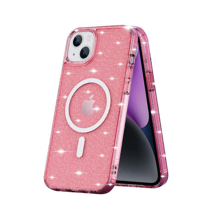 Husa iPhone 14, MagSafe Compatible, Soft Pro Glitter - vetter.store