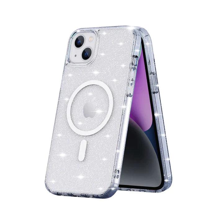 Husa iPhone 14 Plus, MagSafe Compatible, Soft Pro Glitter - vetter.store