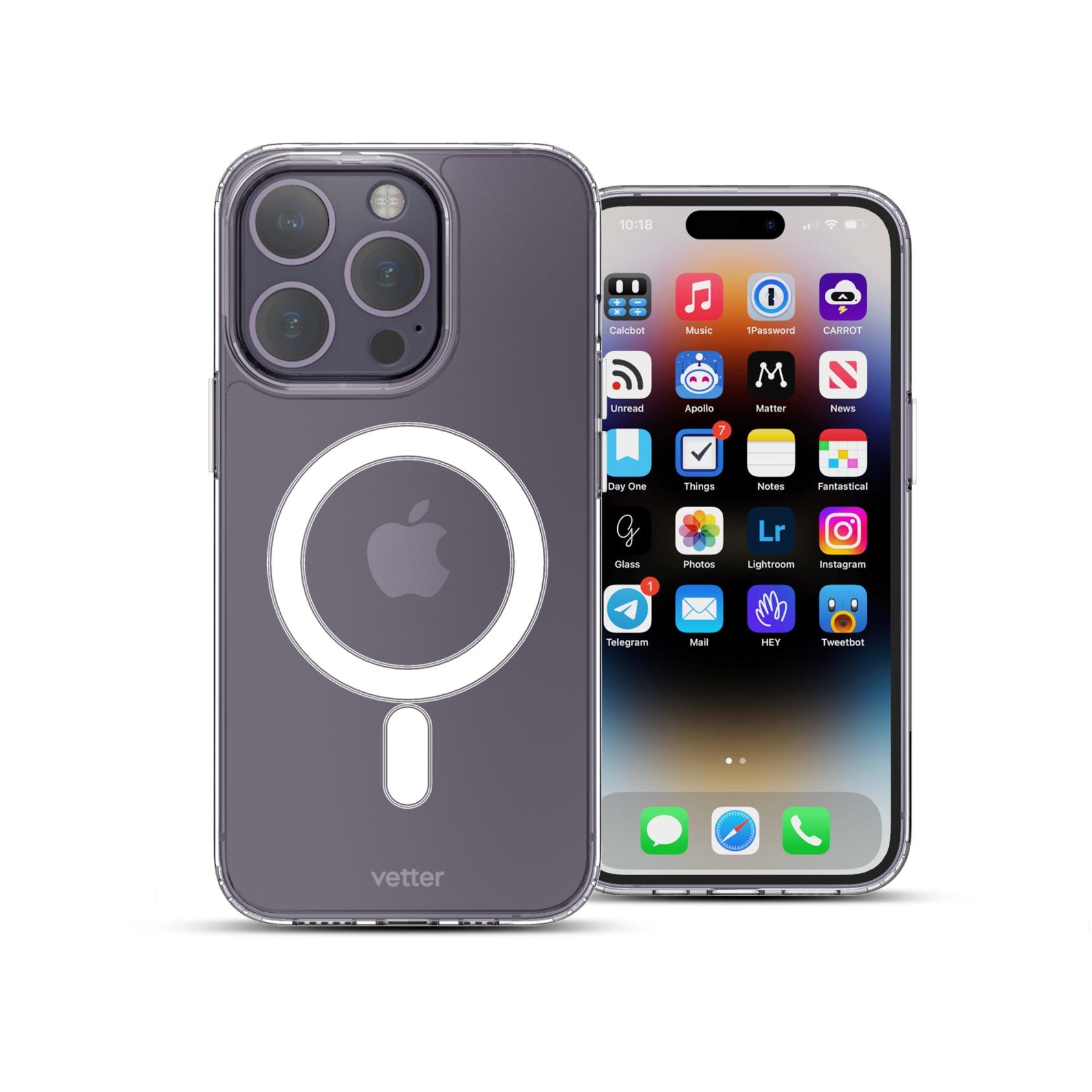 Husa iPhone 14 Pro, MagSafe Compatible, Soft Pro, Transparent - vetter.ro
