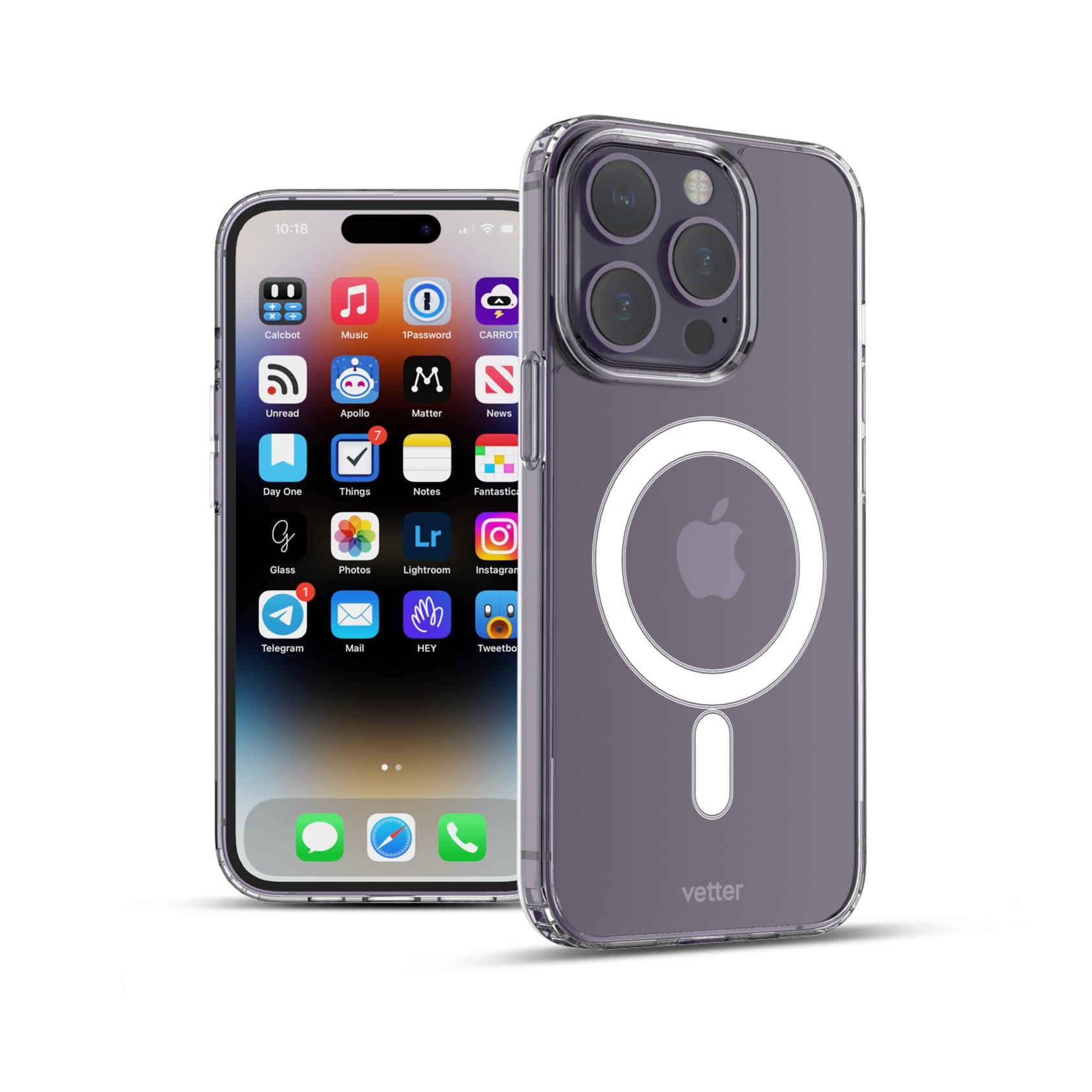Husa iPhone 14 Pro, MagSafe Compatible, Soft Pro, Transparent - vetter.ro