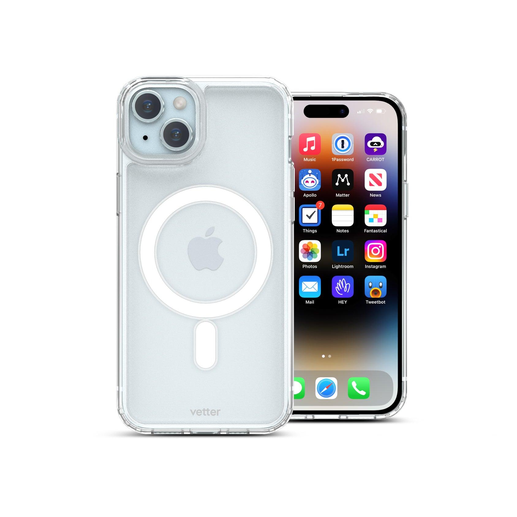 Husa pentru iPhone 15, MagSafe Compatible, Soft Pro, Transparent - vetter.store