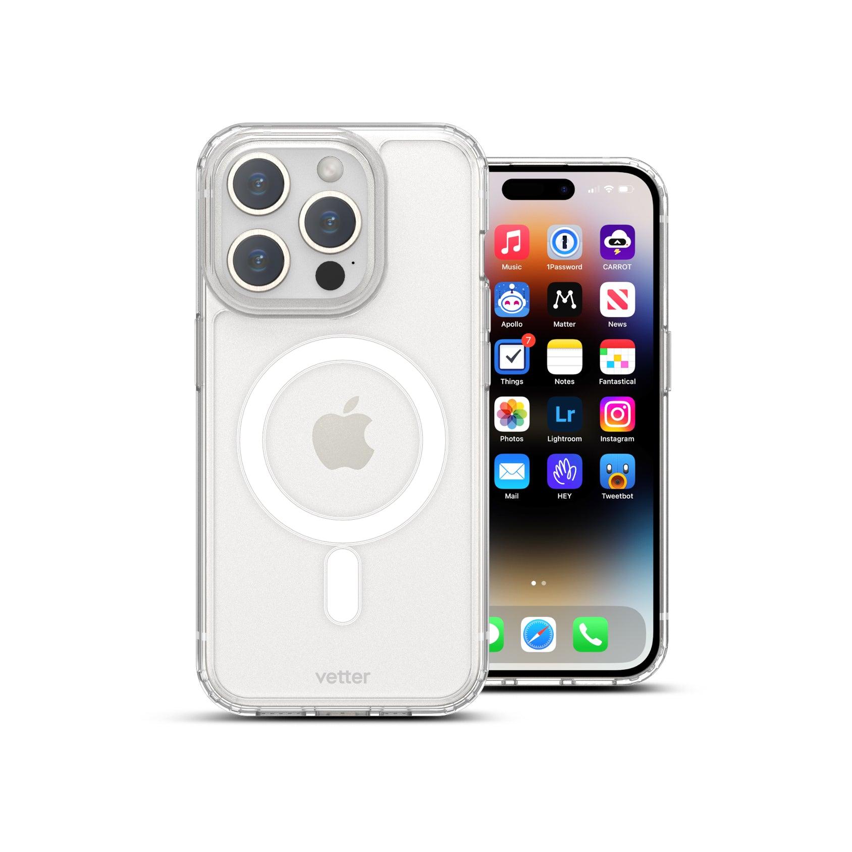 Husa pentru iPhone 15 Pro, MagSafe Compatible, Soft Pro, Transparent - vetter.store