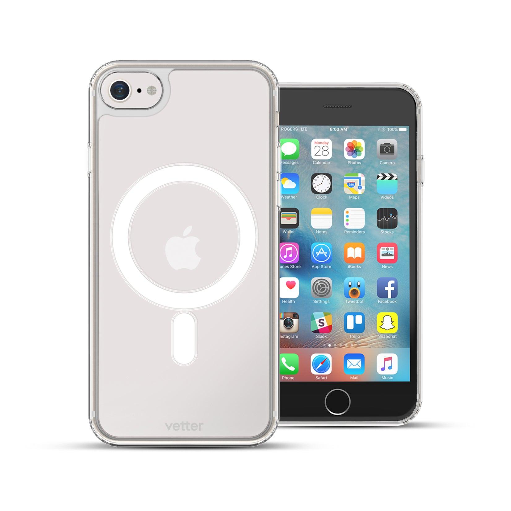 Husa pentru iPhone SE (2022), MagSafe Compatible, Soft Pro, Transparent - vetter.ro