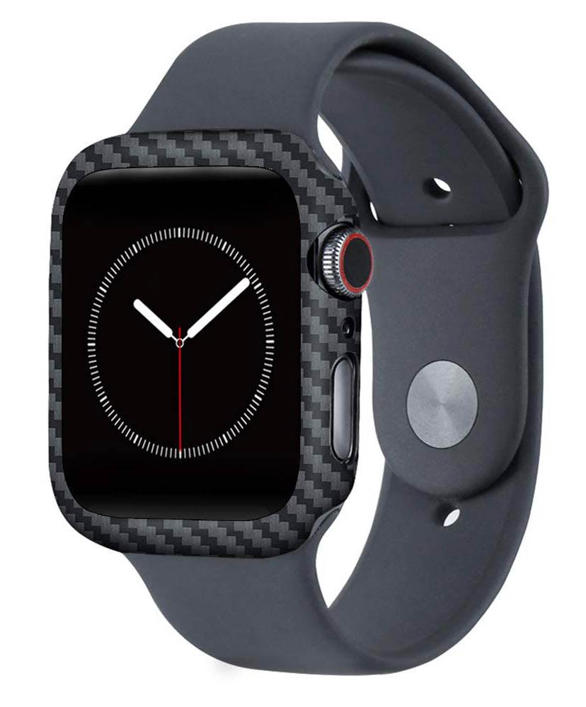 Husa Vetter pentru Apple Watch generatia 4 si 5, 44mm, made from Carbon, Matt Negru - vetter.ro