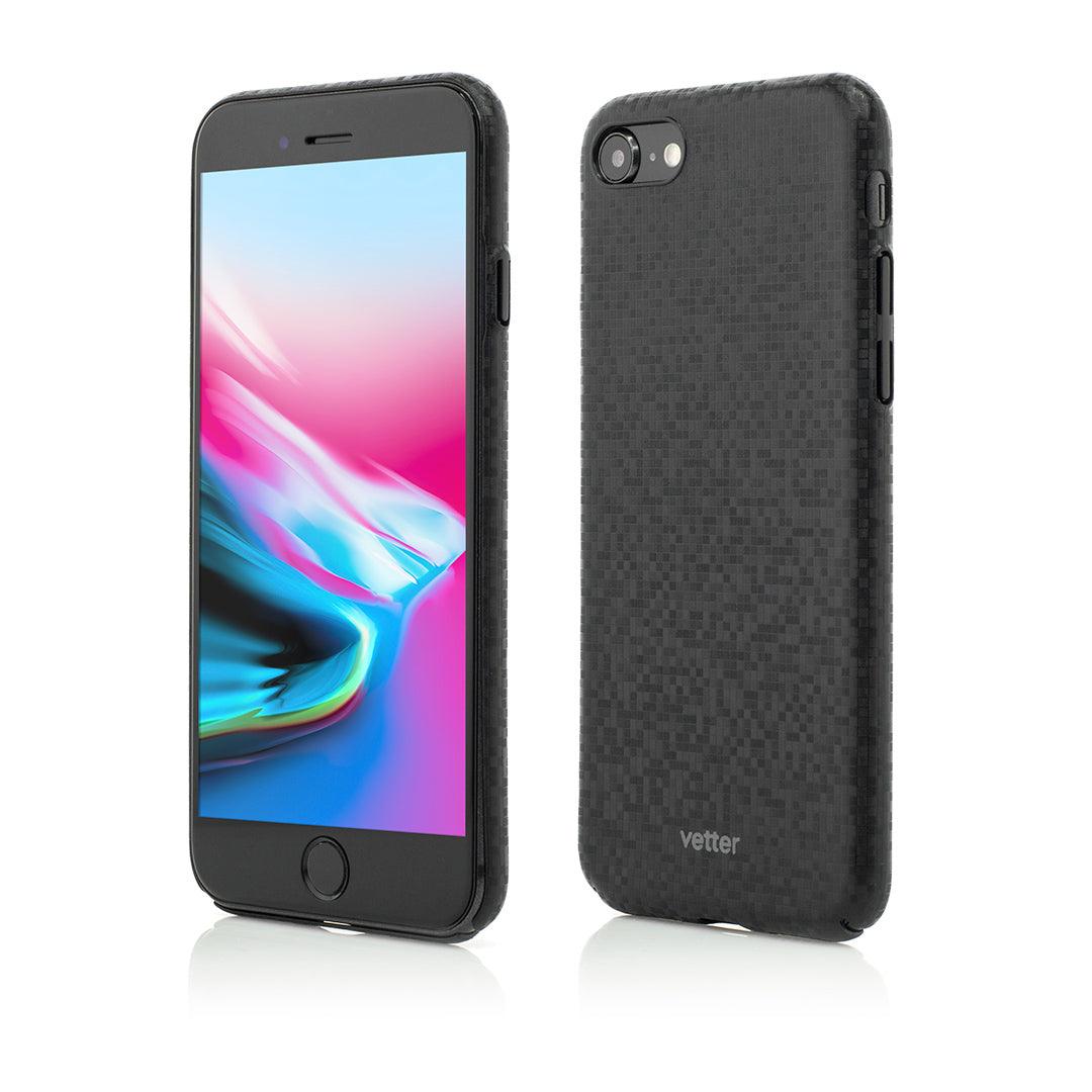 Husa Vetter pentru iPhone SE2, 8, Smart Case Pixel FX, Ultra Slim, Negru - vetter.ro
