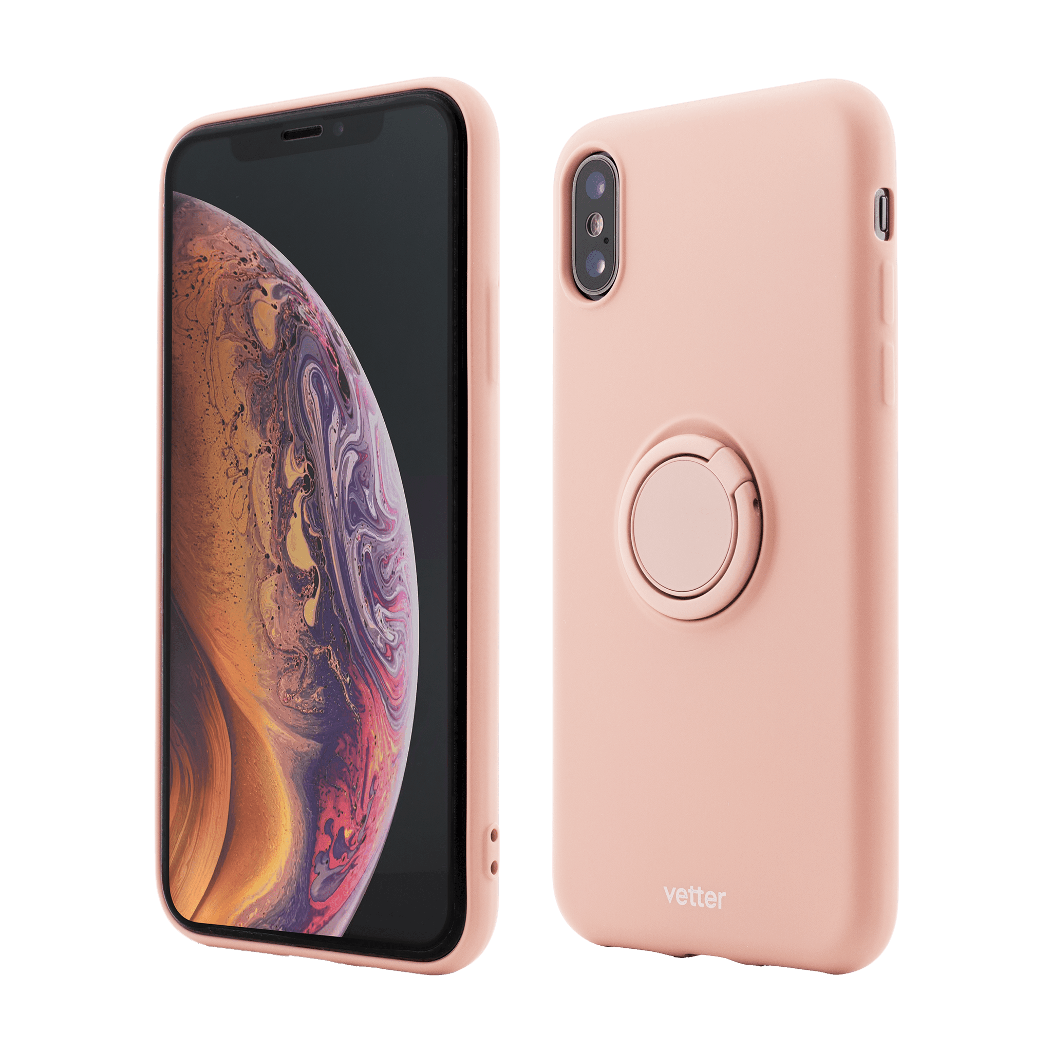 Husa Vetter pentru iPhone XS Max, Soft Pro with Magnetic iStand, Pink - vetter.ro