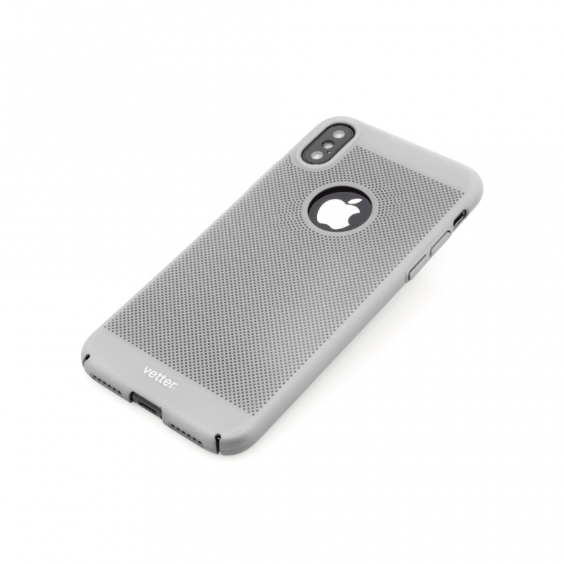 Husa Vetter pentru iPhone XS, X, Clip-On Vent Series LTD, Silver - vetter.ro