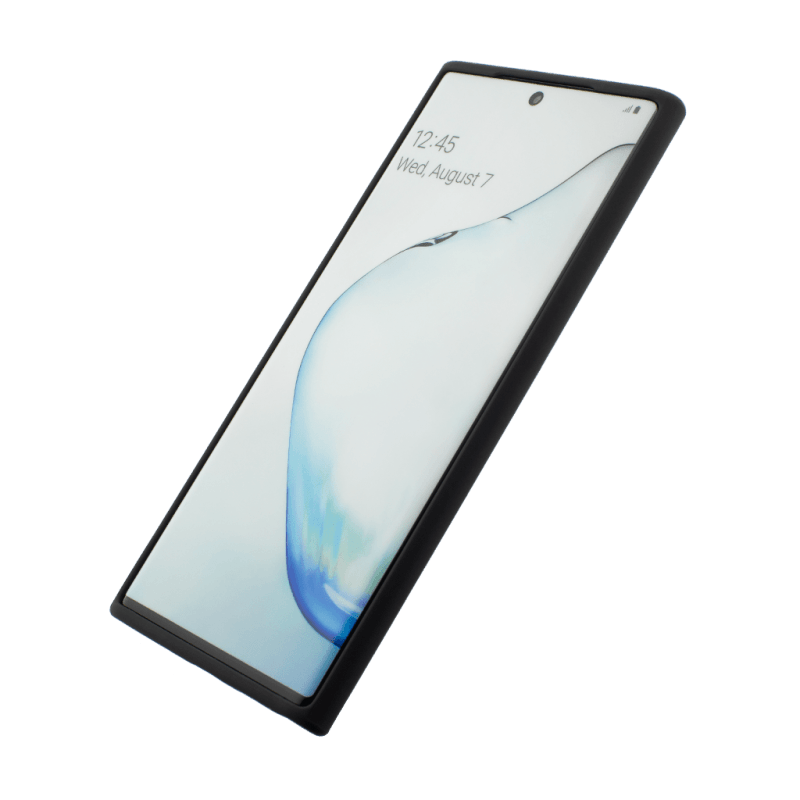 Husa Vetter pentru Samsung Galaxy Note 10+, Clip-On Hybrid, Shockproof Soft Edge and Rigid Matte Back Cover, Negru - vetter.ro