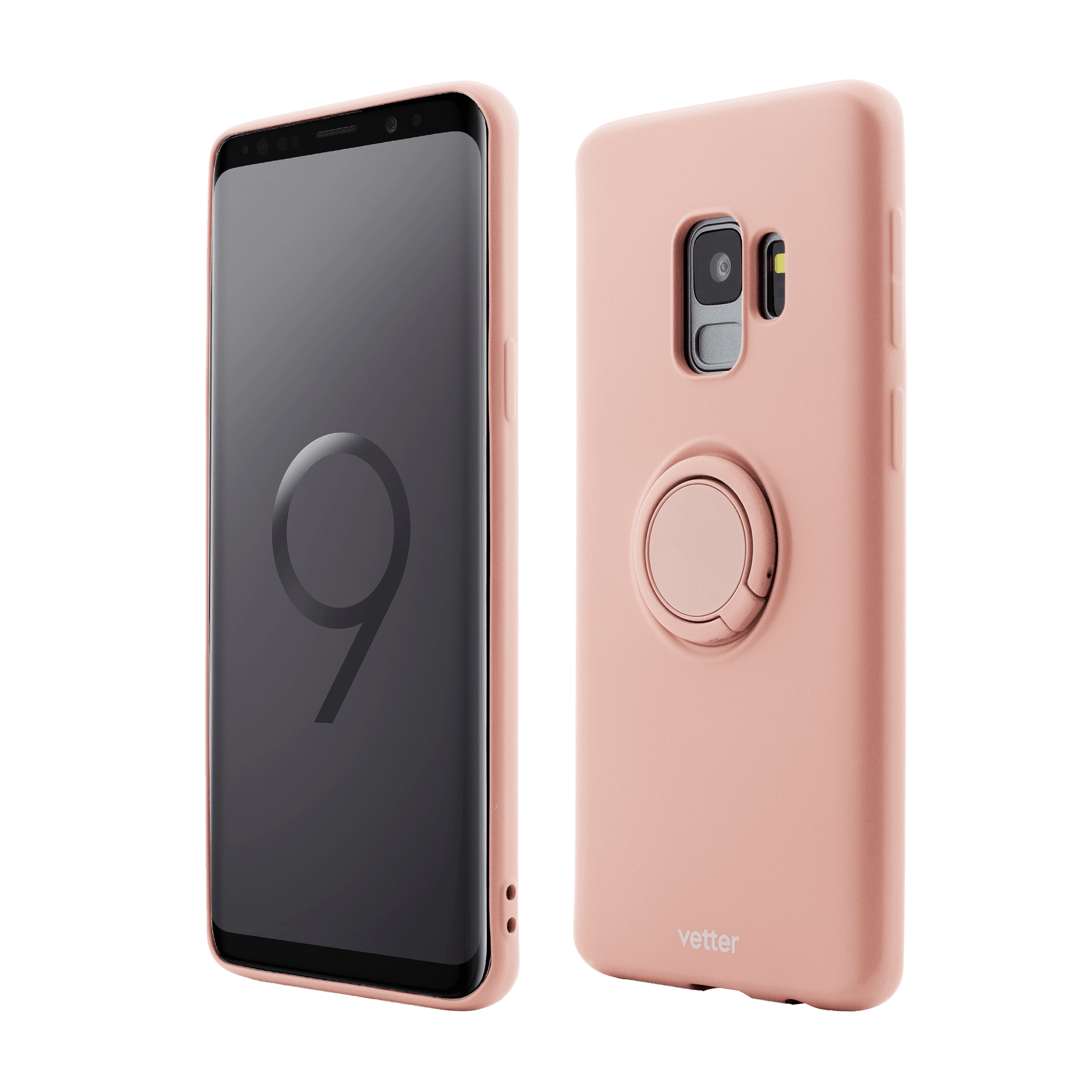 Husa Vetter pentru Samsung Galaxy S9, Soft Pro with Magnetic iStand, Pink - vetter.ro