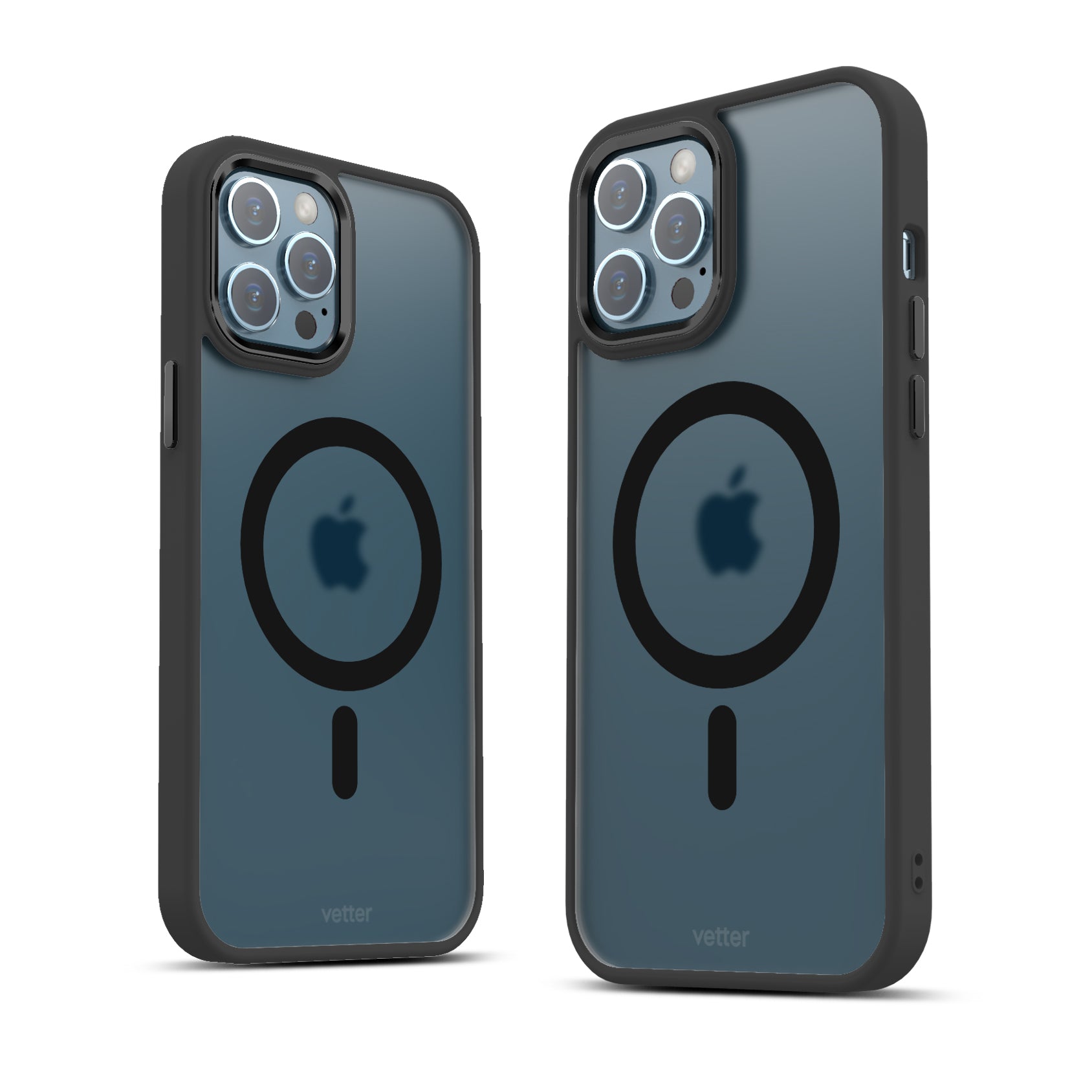 Husa iPhone 12 Pro, Clip-On Hybrid, Matt, MagSafe Compatible, Black